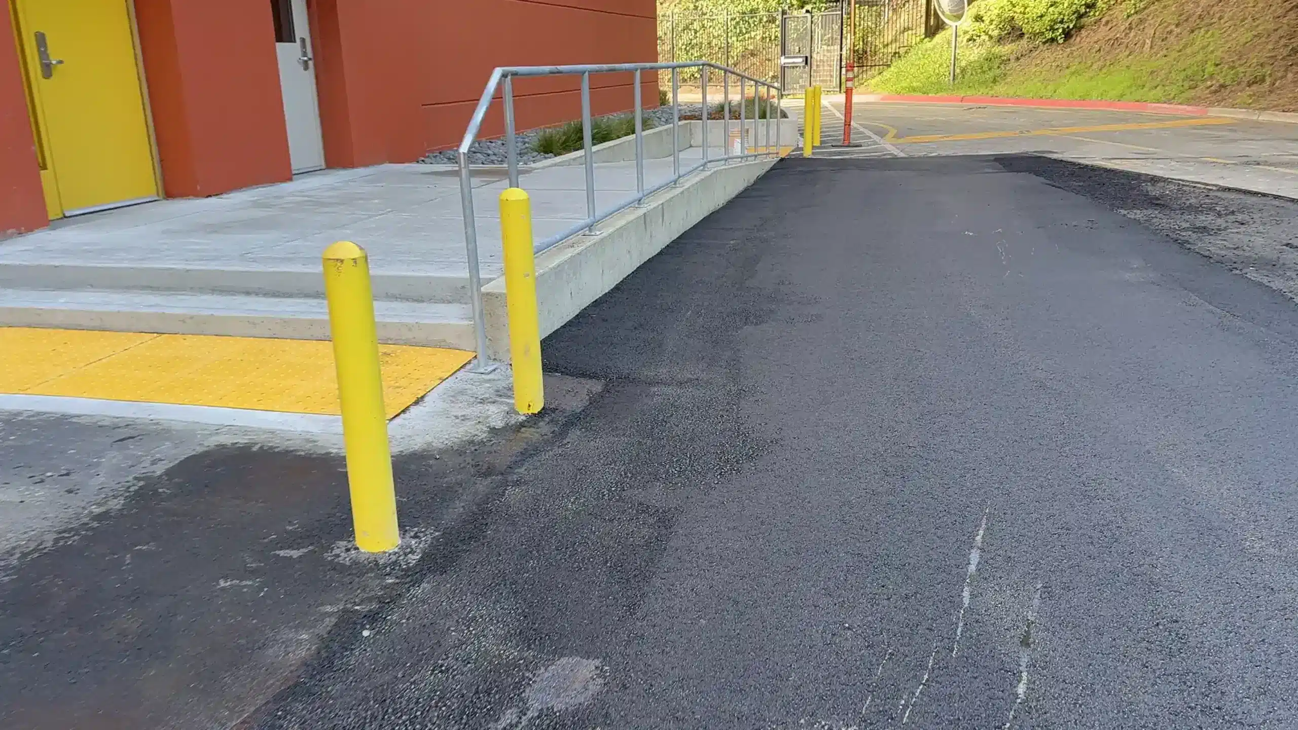 yellow-bollards-access-ramp